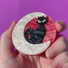 Cara the Halloween Kitty Brooch
