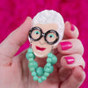 Iris the Style Icon Brooch