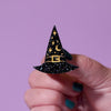 A Witchy Hat Simplified Mini Brooch