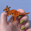 Joy the Kangaroo Brooch