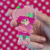 Raspberry Tart Brooch