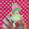 Lime Chiffon Brooch