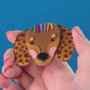 Darcy The Dachshund Brooch