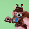 Shoe House Brooch