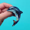 The Boastful Bottlenose Dolphin Brooch
