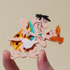 Fred and Wilma Brooch