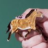 Takhi Wild Horse Brooch