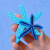 Blue Seastar Brooch