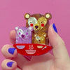 Reluctant Hosts Brooch