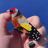 Go for Goldfinch Brooch
