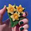 Delightful Daffodils Brooch