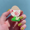 All Yolks Aside Brooch