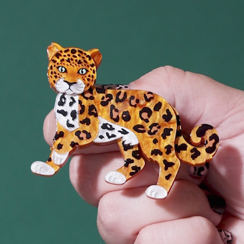 Amur Leopard Brooch – Erstwilder