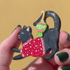 Feline Festive Brooch