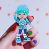 Buddy Blue Brooch
