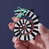 Sandworm Brooch