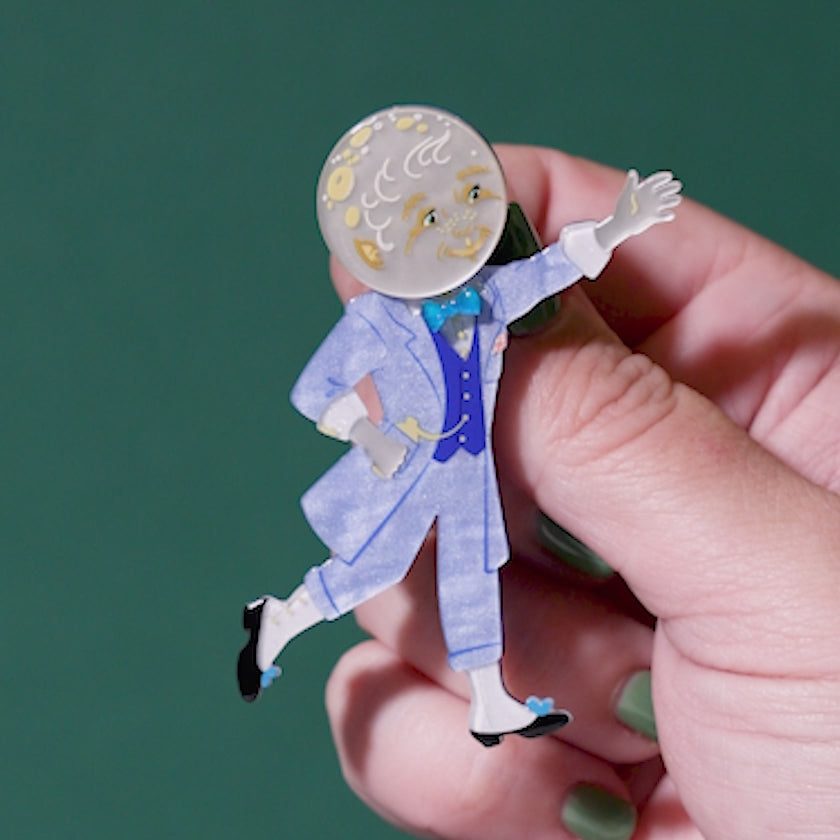 Rodolphe Menudier Paris ビーズ刺繍 ミュール✨ Moonface Brooch – Erstwilder