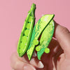 Peas Please Brooch