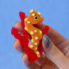 Pygmy Seahorse Brooch