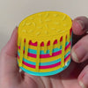Rainbow Cake Brooch