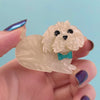 Marc the Maltese Mini Brooch