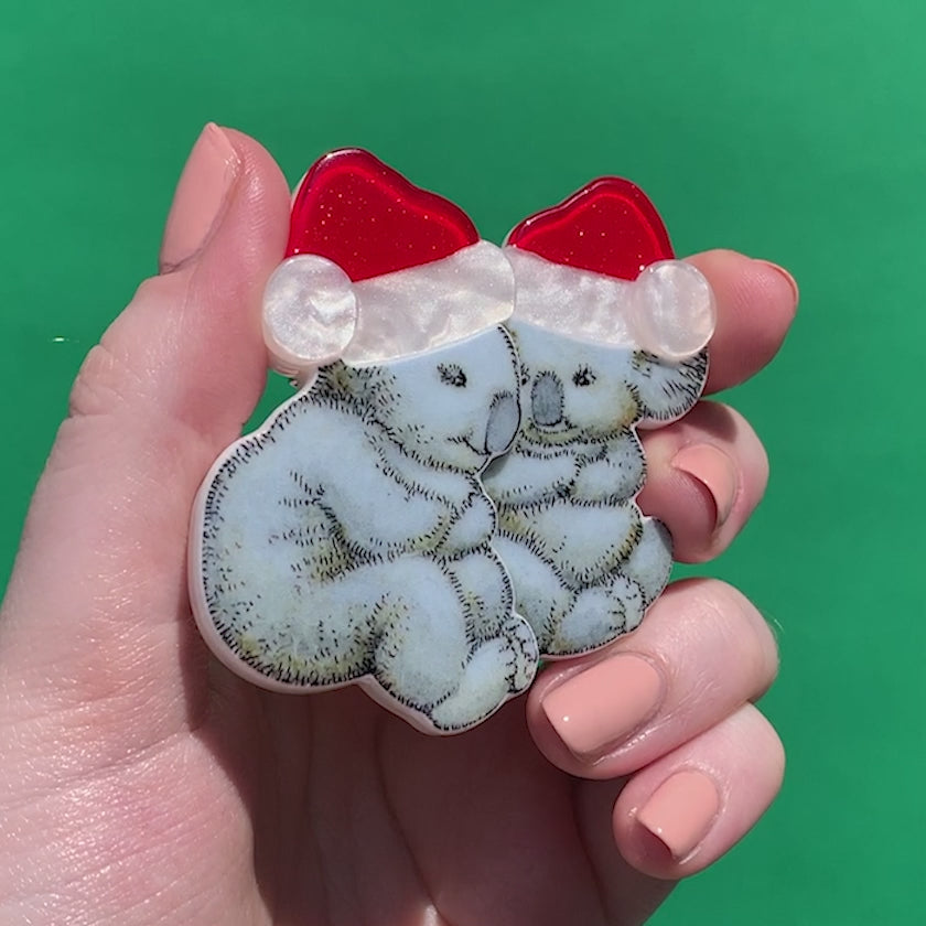 Mr. Mrs. Bear Brooch Erstwilder