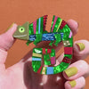 A Chameleon Named Pop Brooch