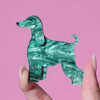 Ainslee the Afghan Hound Brooch