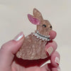 Dainty Bunny Brooch