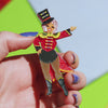 Roll Up! Roll Up! Brooch