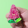 Pink Mulla Mulla Brooch