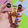 World's Strongest Man Brooch