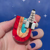 Mission To The Moon Brooch