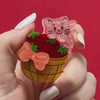 Curious Custard Brooch