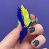 Frida's Parrot Brooch
