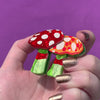 Candy Mushrooms Brooch