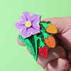 Kangaroo Apple Brooch