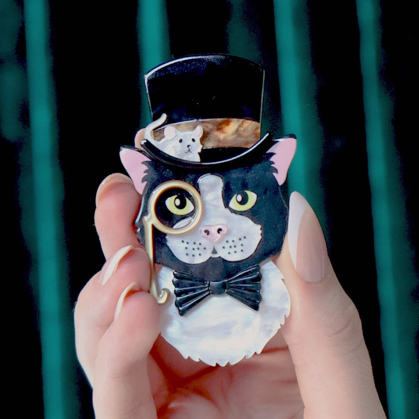 The Posh Pussycat Brooch – Erstwilder