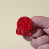 Ball of Yarn Simplified Mini Brooch