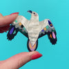 The Wily White Bellied Sea Eagle Brooch