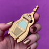 Great Glass Wonkavator Brooch