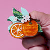 Orange Crush Brooch