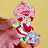 Strawberry Gardening Brooch