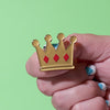 Crown Simplified Mini Brooch