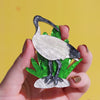 Izzy the Ibis Brooch
