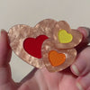 Lolly Heart Cookies Brooch