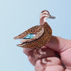 Pacific Black Duck Brooch