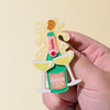 Raise a Glass Brooch