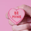 Candy Heart Simplified Mini Brooch – Pink