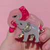 Mother Ella Elephants Brooch